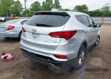 2017 Hyundai Santa Fe Sport 2.4L from USA, damaged, VIN 5XYZUDLB5HG494135